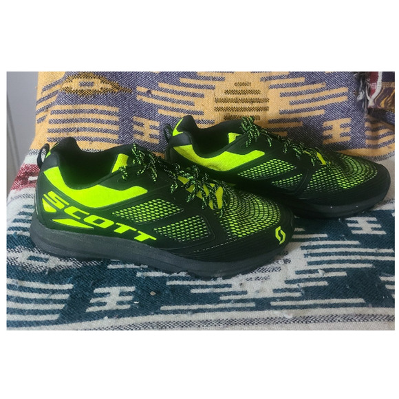 Scott ENDURO Low Tops Black & Green Size US 12 - Picture 1 of 10